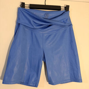 Sage Collective Blue High-Rise Biker Shorts Women’s Size M